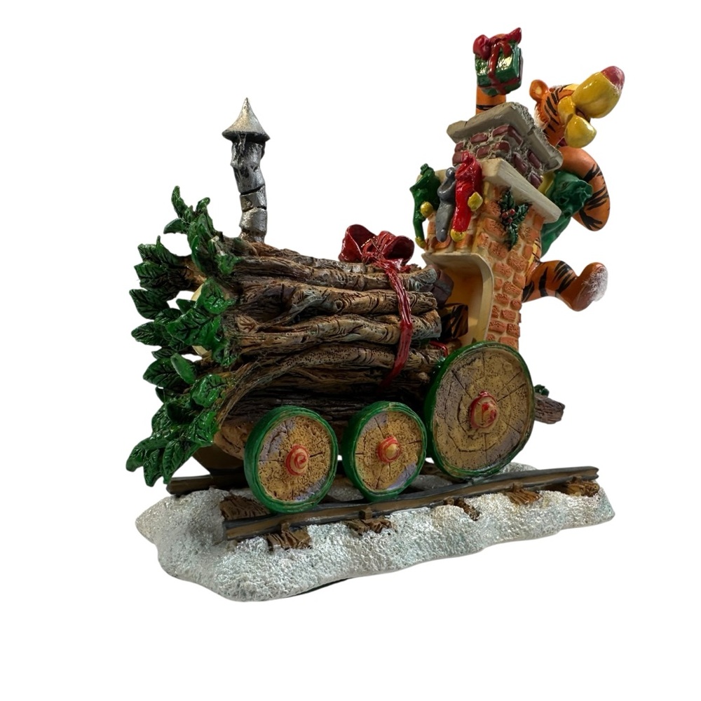 Disney TIgger Holiday Train Engine Danbury Mint Pooh Christmas Gifts Vintage - Picture 2 of 12